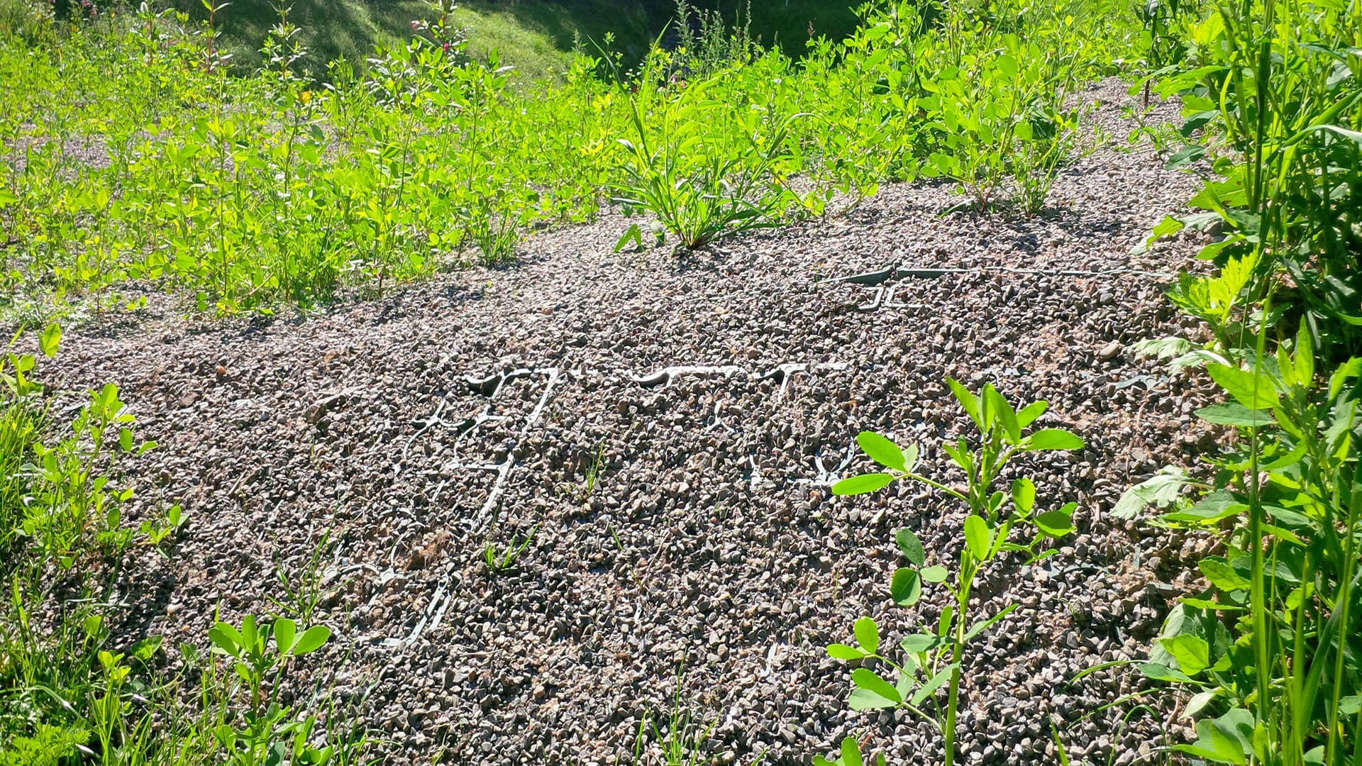 L'érosion de géocellules boue grille de contrôle de l'herbe pour